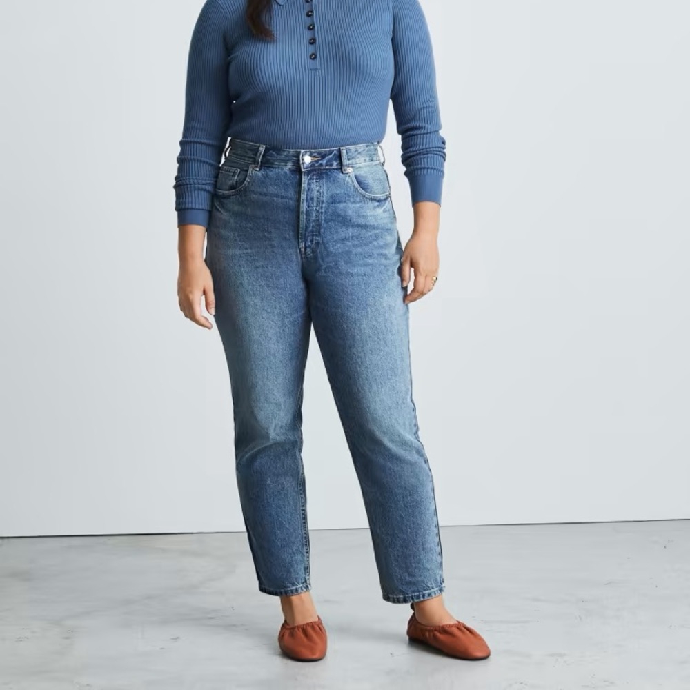 Everlane curvy 90s cheeky straight jean